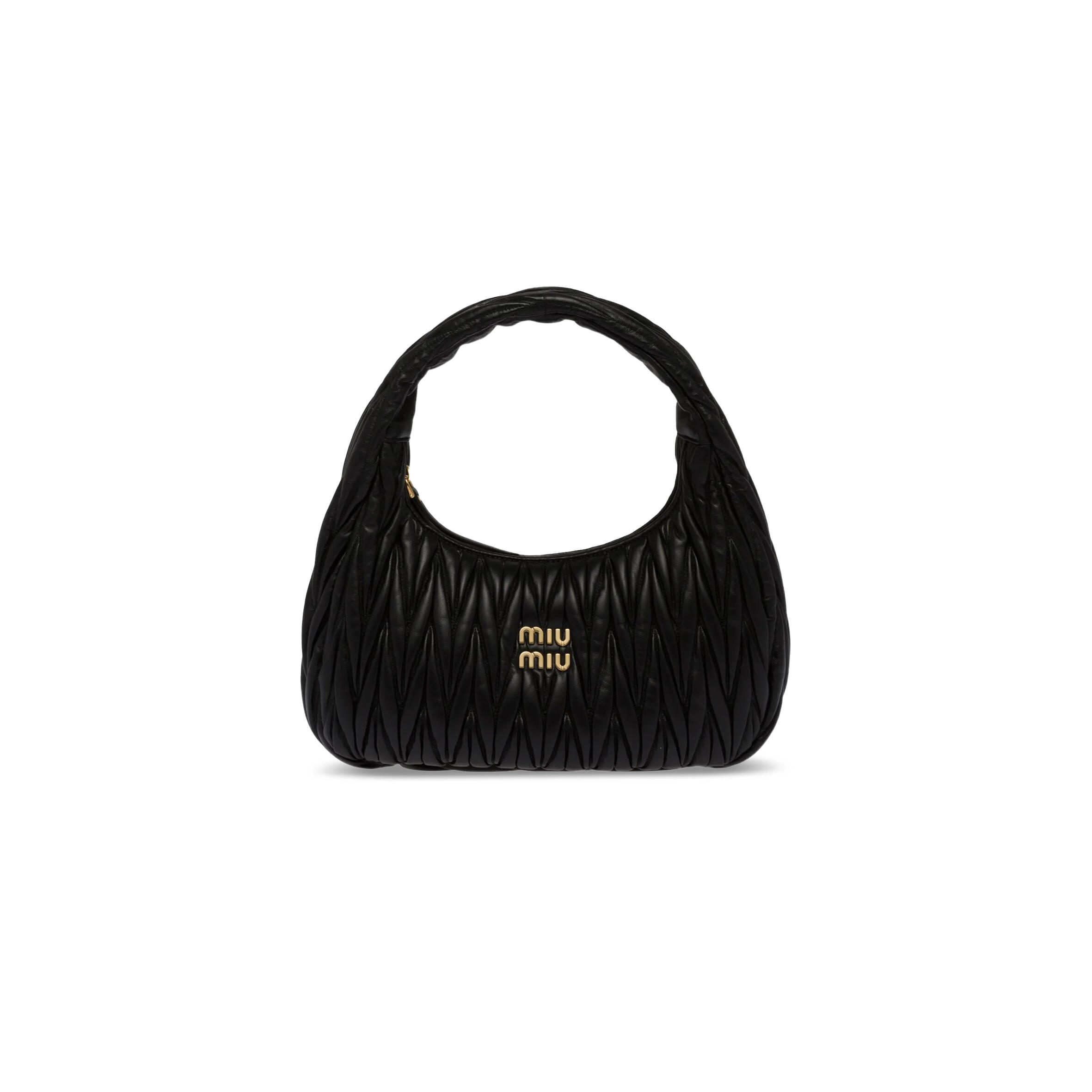 M1v M1v wander matelassÉ nappa leather hobo bag 5bc108 (29*24*9.5cm)